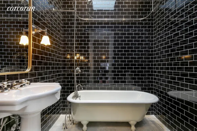 New York City Real Estate | View 3 Martense Court | Bathroom with Skylights | View 7