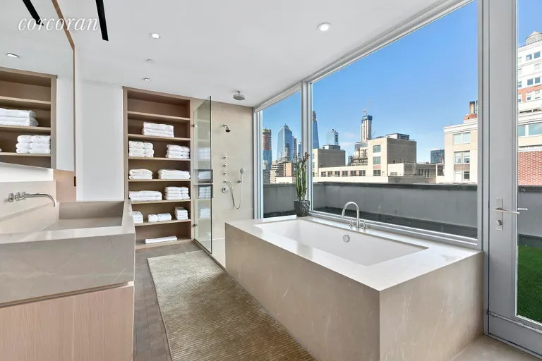 New York City Real Estate | View 213 West 23rd Street, PH | master bath | View 12