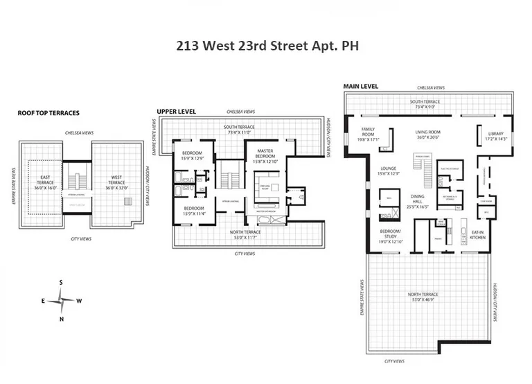 213 West 23rd Street, PH | floorplan | View 18