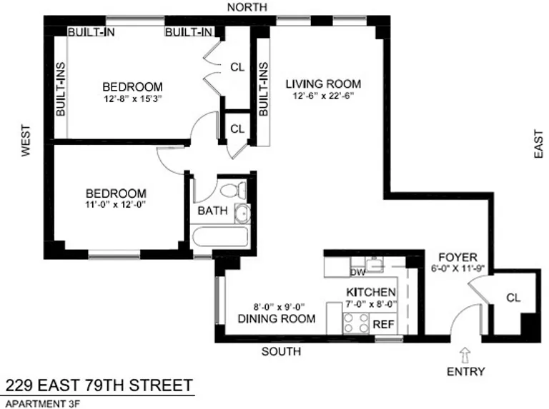 229 East 79th Street, 3F | floorplan | View 10