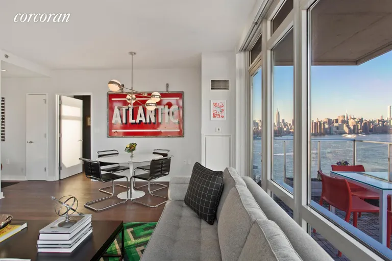 New York City Real Estate | View 2 Northside Piers, 20M | Dining Room | View 2