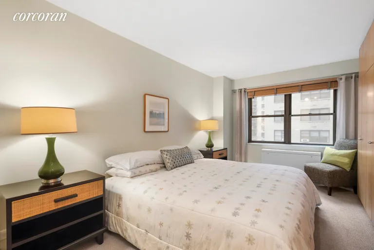 New York City Real Estate | View 10 West 15th Street, 525 | Large Master Bedroom with Beautiful Built-Ins  | View 4