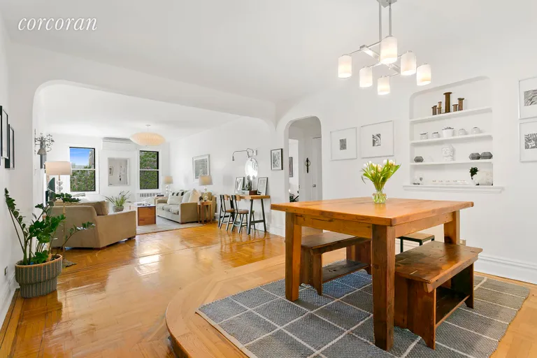 New York City Real Estate | View 125 Ocean Avenue, 4J | Dynamite elevated dining room  | View 2