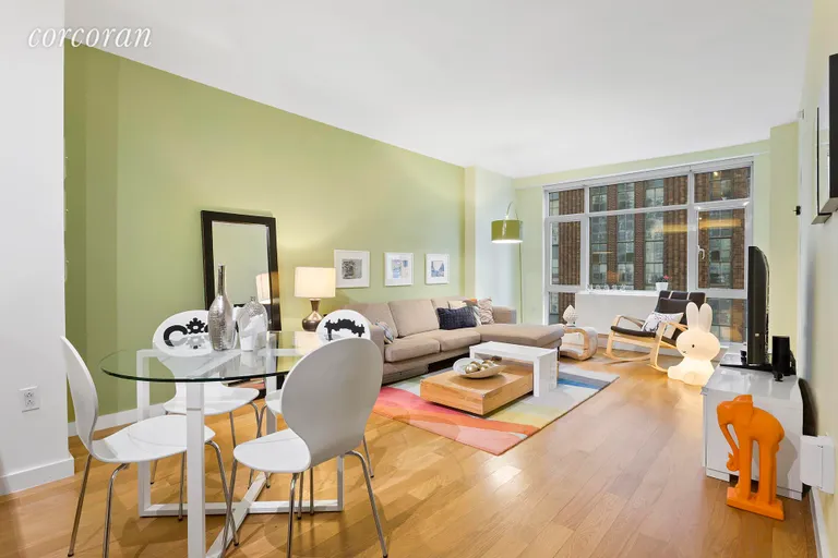 New York City Real Estate | View 189 Schermerhorn Street, 7J | Dining & Living Areas | View 4