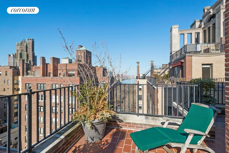 New York City Real Estate | View 10 Gracie Square, PHS | Terrace off Bedroom #3 | View 19