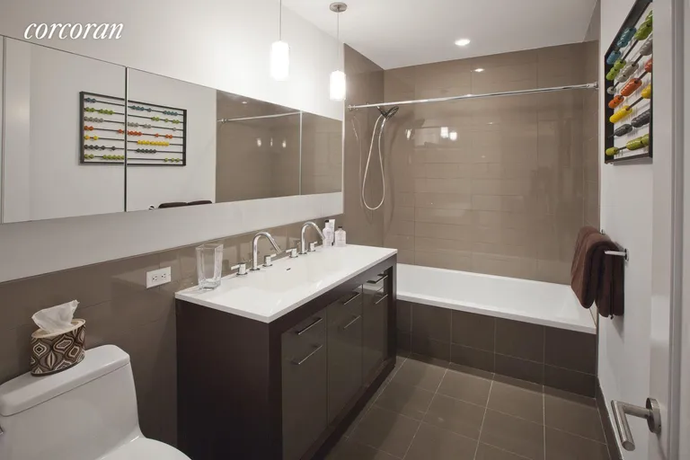 New York City Real Estate | View 125 North 10th Street, SGE | Large, Spa-Like Bathroom with Deep Soaking Tub | View 3
