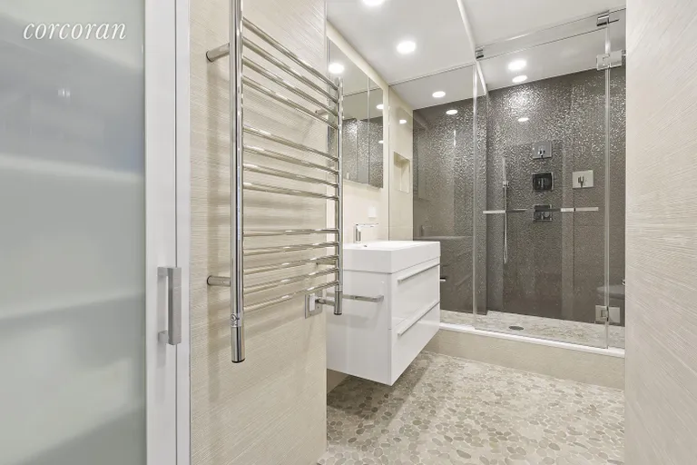New York City Real Estate | View 345 West 58th Street, 11JK | En Suite Master Bathroom | View 8