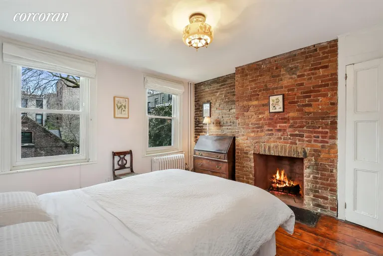 New York City Real Estate | View 269 Cumberland Street | Master Bedroom with Fireplace | View 4