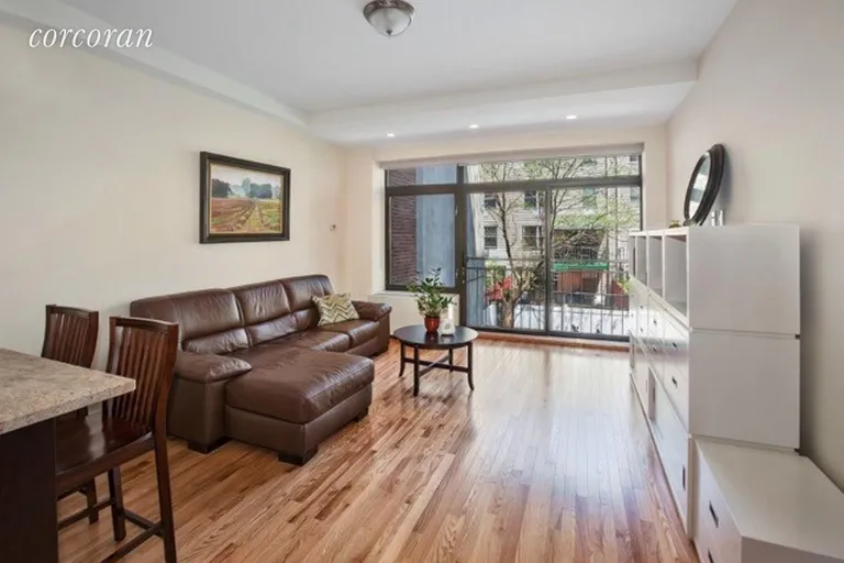 New York City Real Estate | View 225 East 111th Street, 2B | Overlooking the garden | View 2