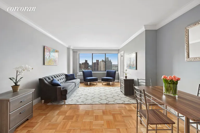 New York City Real Estate | View 175 West 12th Street, 15E | Living, dining and entertaining | View 2
