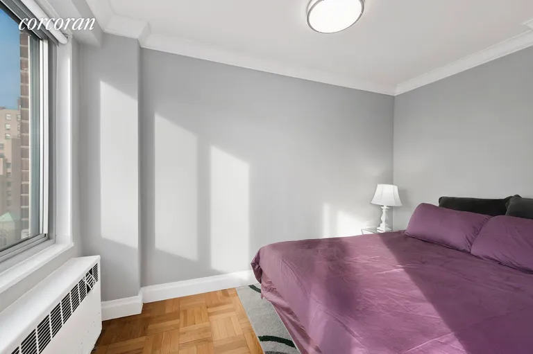 New York City Real Estate | View 175 West 12th Street, 15E | Second bedroom - room for a Queen! | View 6