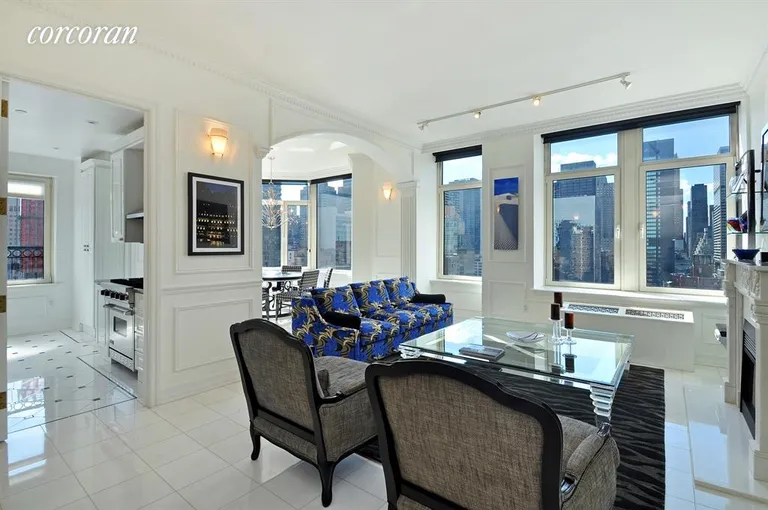 New York City Real Estate | View 400 East 51st Street, 20B | Living Room | View 2