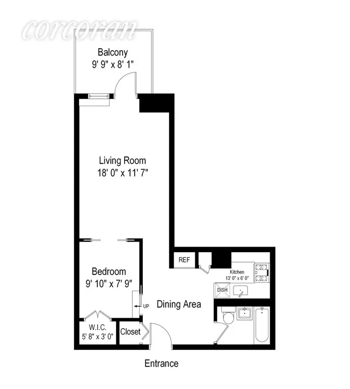 New York City Real Estate | View 159 Madison Avenue, 8B | Floor Plan | View 5