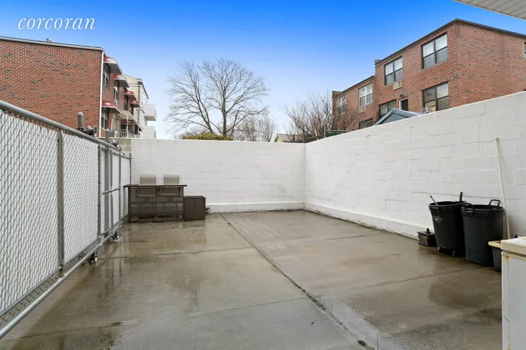 New York City Real Estate | View 1411 Avenue X, 1D | Back Yard | View 12