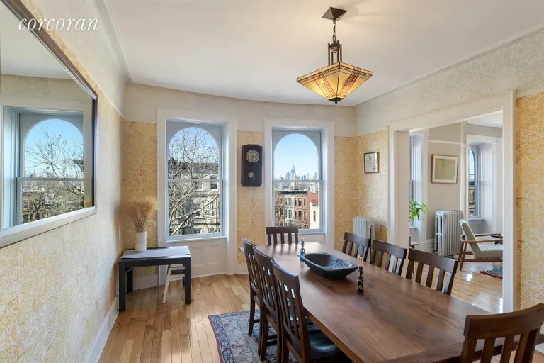 New York City Real Estate | View 530 1st Street, 7 | Formal dining room w/full skyline views | View 2