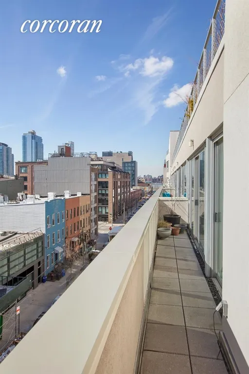 New York City Real Estate | View 125 North 10th Street, S5D | Balcony with Views | View 7