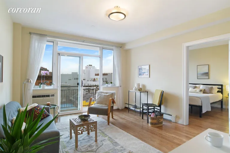 New York City Real Estate | View 651 Washington Avenue, 5F | Living Room | View 2