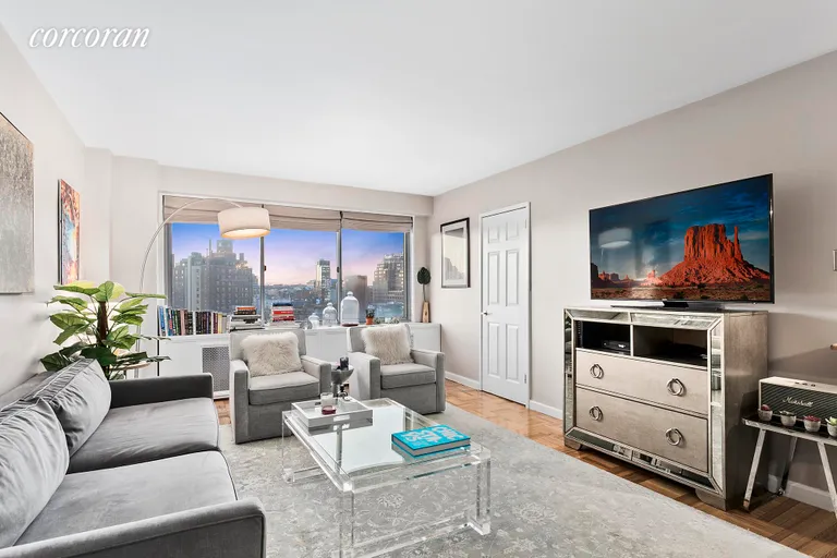 New York City Real Estate | View 175 West 12th Street, 14F | 2 Beds, 1 Bath | View 1