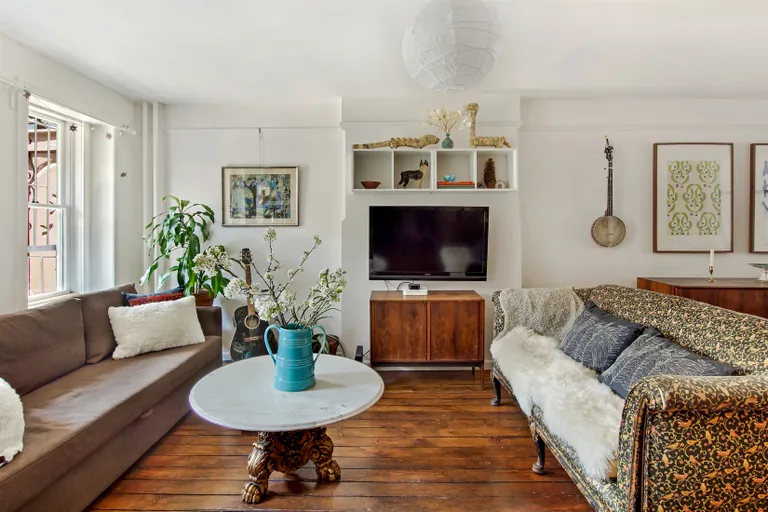 New York City Real Estate | View 259 11th Street | Bright, sunny and cozy living room | View 2