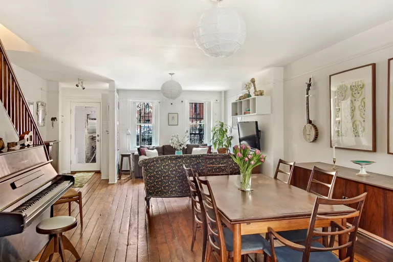 New York City Real Estate | View 259 11th Street | Breezy dining area with space for a piano | View 4