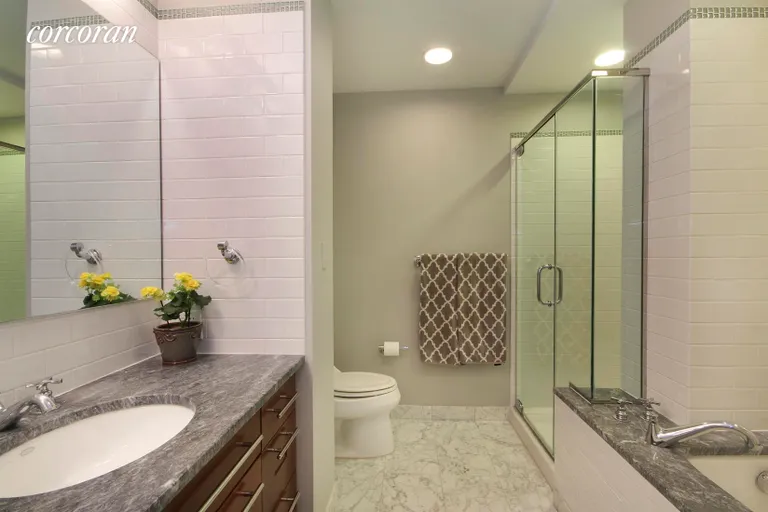 New York City Real Estate | View 272 West 107th Street, 7A | Master Bathroom | View 8