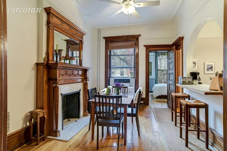 New York City Real Estate | View 686 Park Place | Parlor Floor Back Dining | View 6