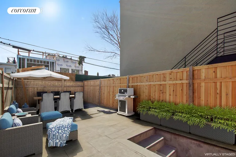 New York City Real Estate | View 262A 18th Street | Back Yard | View 2