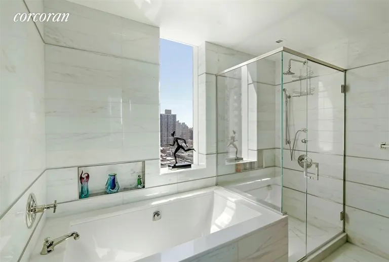 New York City Real Estate | View 151 East 85th Street, 18B | Master Bathroom | View 7