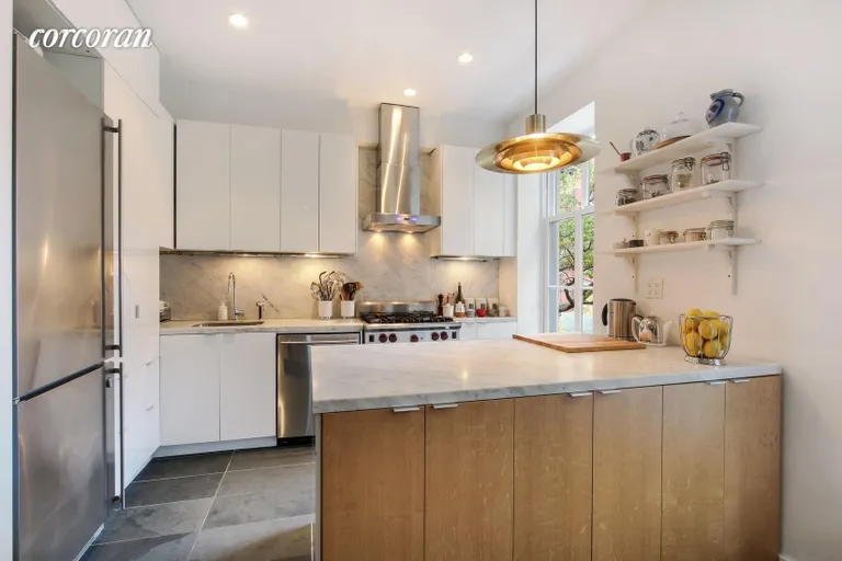 New York City Real Estate | View 363 Henry Street, 3 | Stunning windowed kitchen | View 3