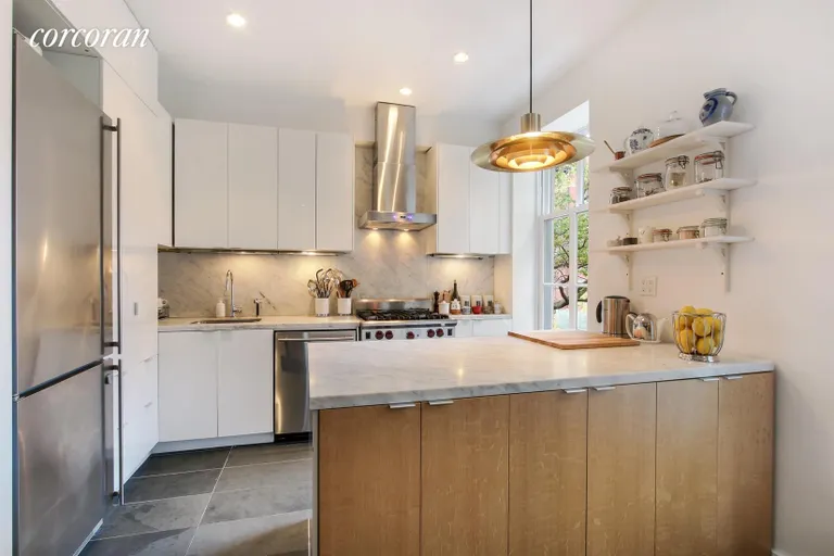 New York City Real Estate | View 363 Henry Street, 3 | Windowed kitchen | View 10