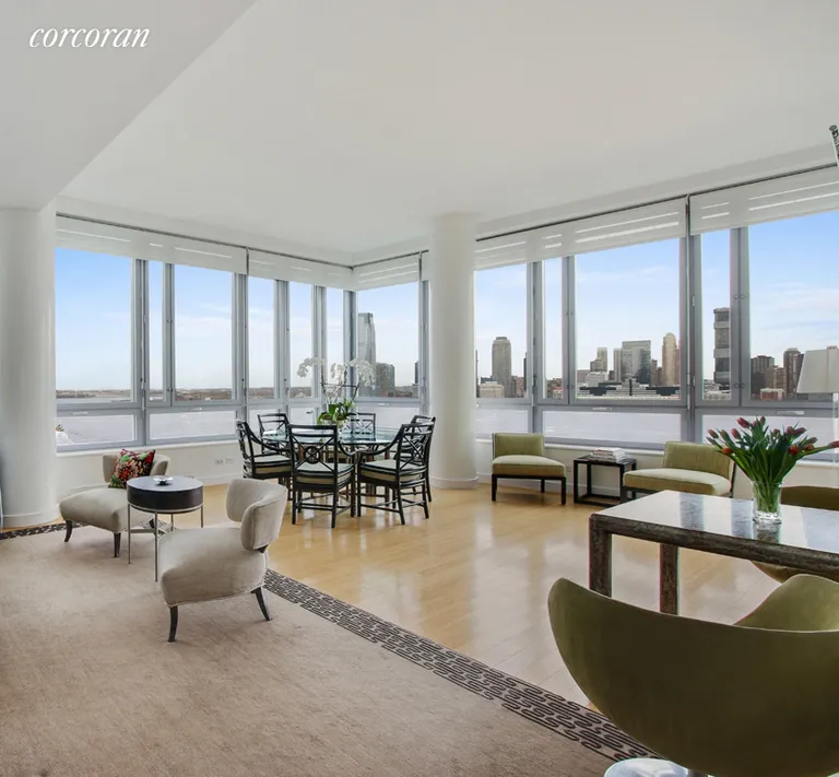 New York City Real Estate | View 2 River Terrace, 14H | 3 Beds, 4 Baths | View 1