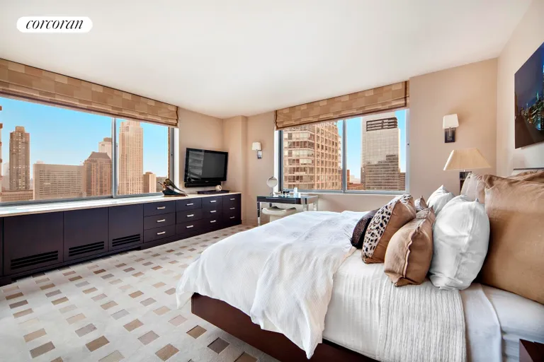 New York City Real Estate | View 111 West 67th Street, 28A | Master Bedroom | View 4