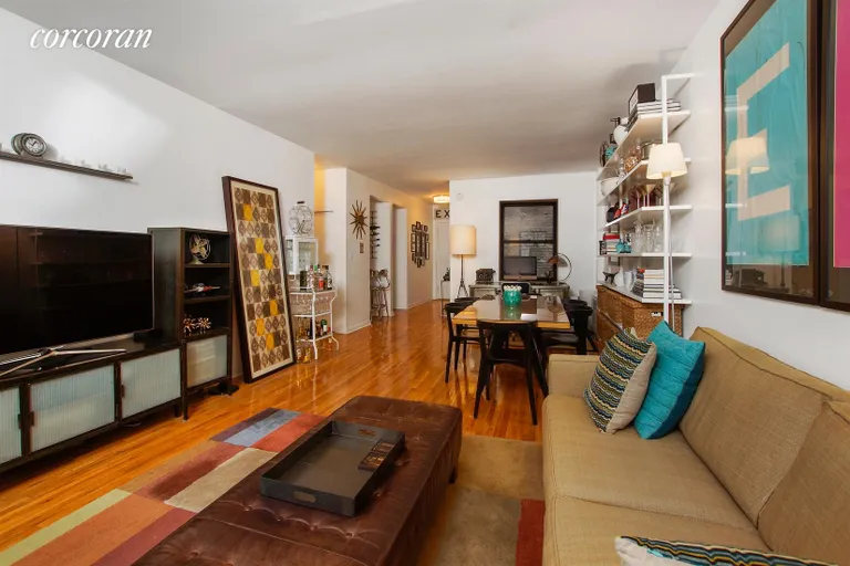 New York City Real Estate | View 317 West 54th Street, 2A | Oversized Living Room | View 4