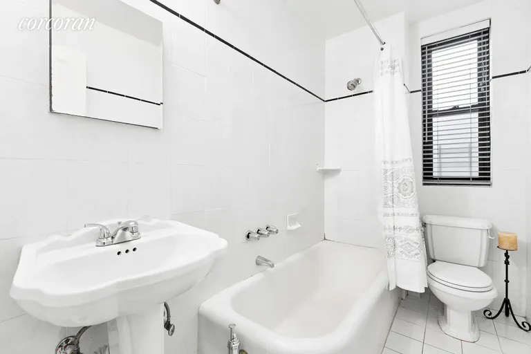New York City Real Estate | View 243 West 70th Street, 4D | Windowed Bathroom | View 5