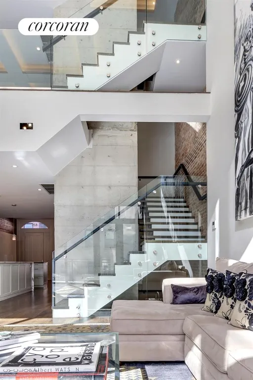 New York City Real Estate | View 416 West 51st Street | Architectural Stairwell | View 4