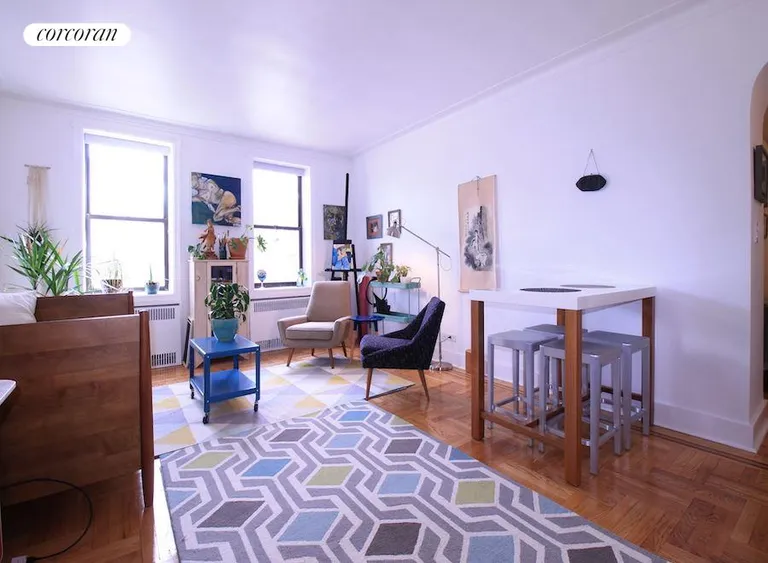 New York City Real Estate | View 240 Ocean Parkway, 2D | 2 Beds, 1 Bath | View 1