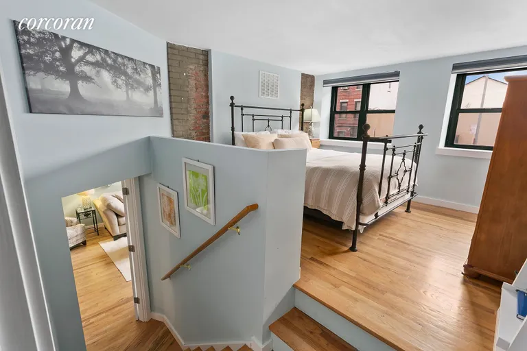 New York City Real Estate | View 105 Lexington Avenue, 1C | Lofted Bedroom with Southern Exposure | View 2