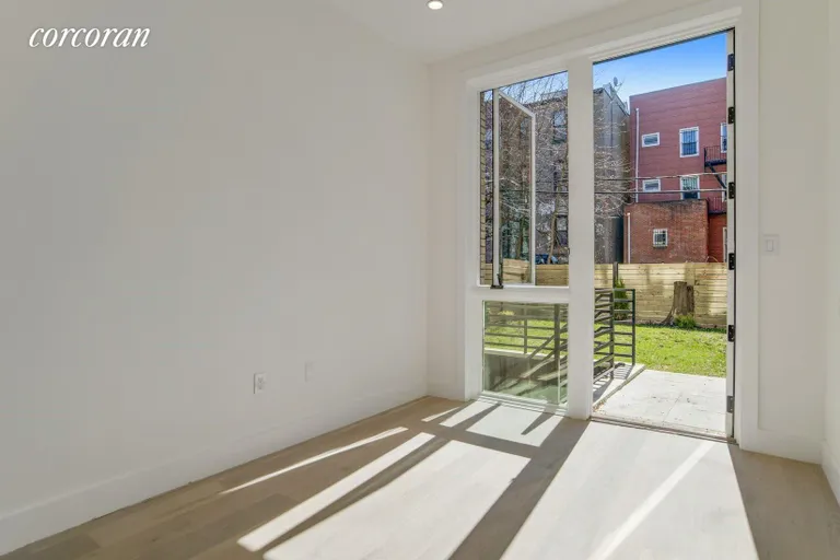 New York City Real Estate | View 134 Quincy Street, 1 | 2nd BR with access to large landscaped garden | View 3