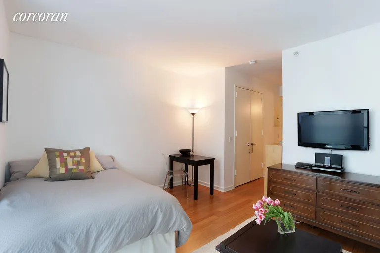 New York City Real Estate | View 350 West 53rd Street, 5I | South Facing Living/Sleeping Area | View 4