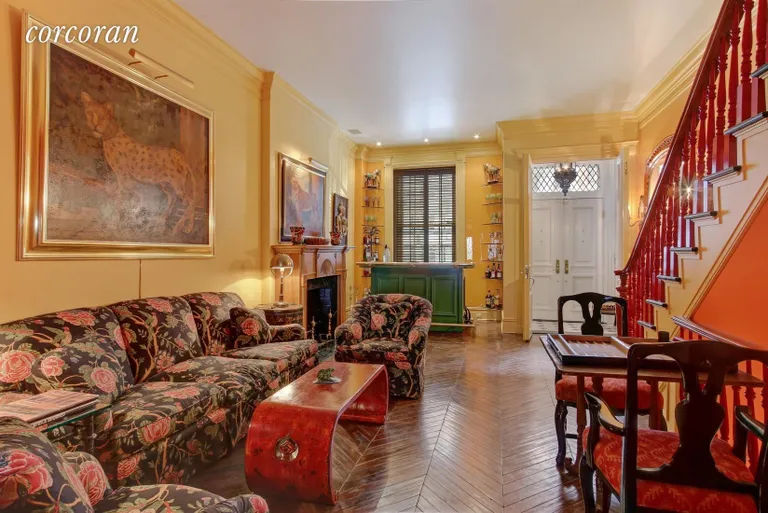 New York City Real Estate | View 179 East 80th Street | Back House Living Room | View 18