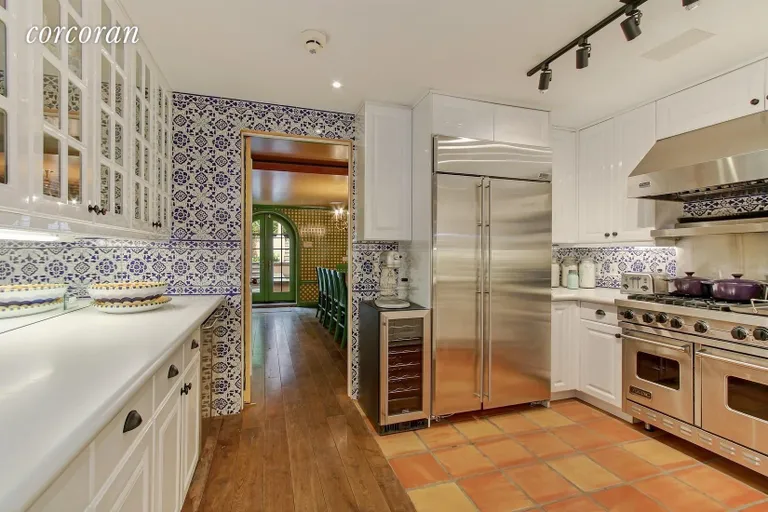 New York City Real Estate | View 179 East 80th Street | Back House Kitchen into Dining Room | View 23