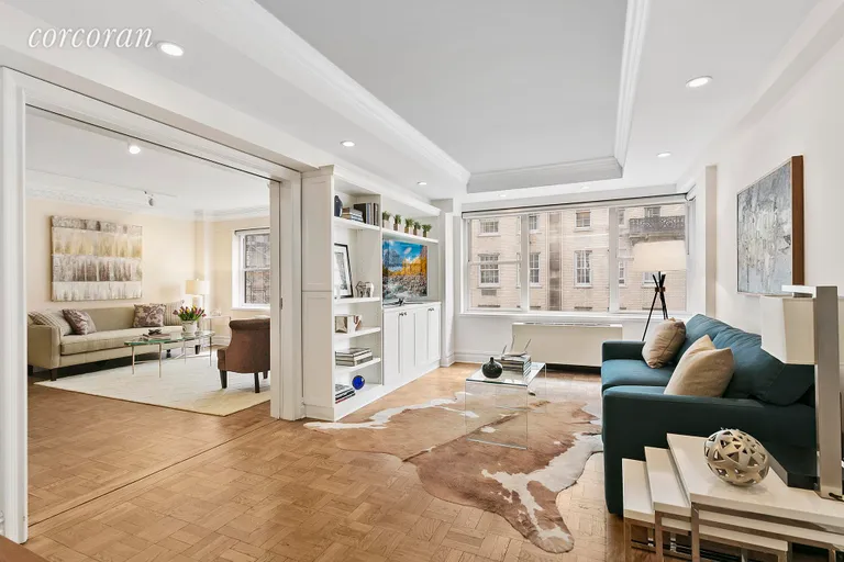 New York City Real Estate | View 1025 Fifth Avenue, 8BS | Large Library or 2nd Bedroom  | View 4