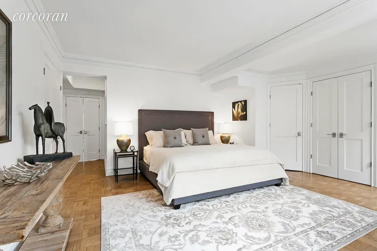 New York City Real Estate | View 1025 Fifth Avenue, 8BS | Luxurious Master Bedroom  | View 6