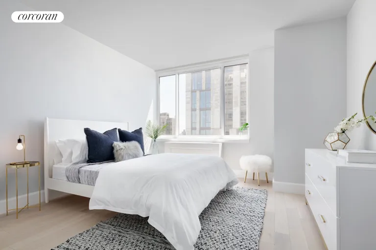 New York City Real Estate | View 389 East 89th Street, 28A | South facing third bedroom | View 7