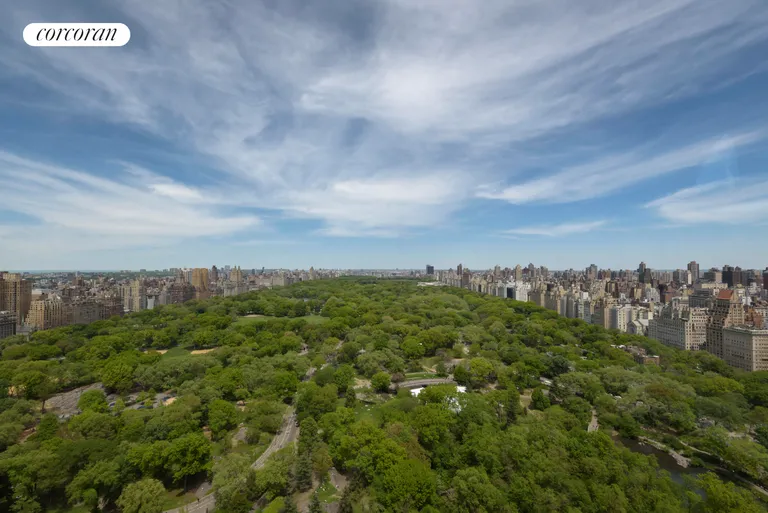New York City Real Estate | View 106 Central Park South, 37A | Bird's Eye View of Central Park | View 2