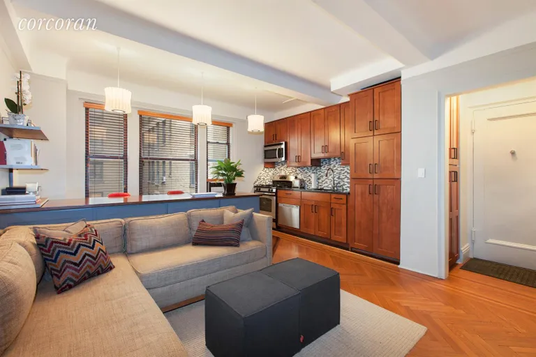 New York City Real Estate | View 305 West 86th Street, 3C | Living Room/Kitchen | View 2