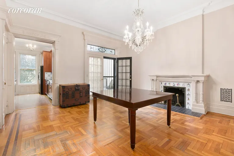 New York City Real Estate | View 234 Garfield Place, 2 | Formal dining room, terrace through French doors | View 3