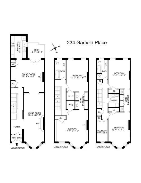 234 Garfield Place , 2 | floorplan | View 12