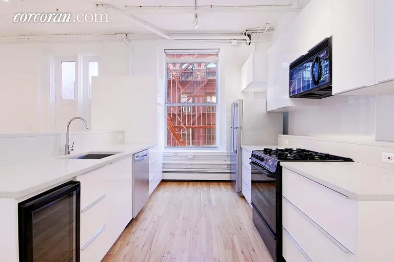 New York City Real Estate | View 132 Wooster Street, 3rd Floor | Updated Kitchen (represents various units) | View 5