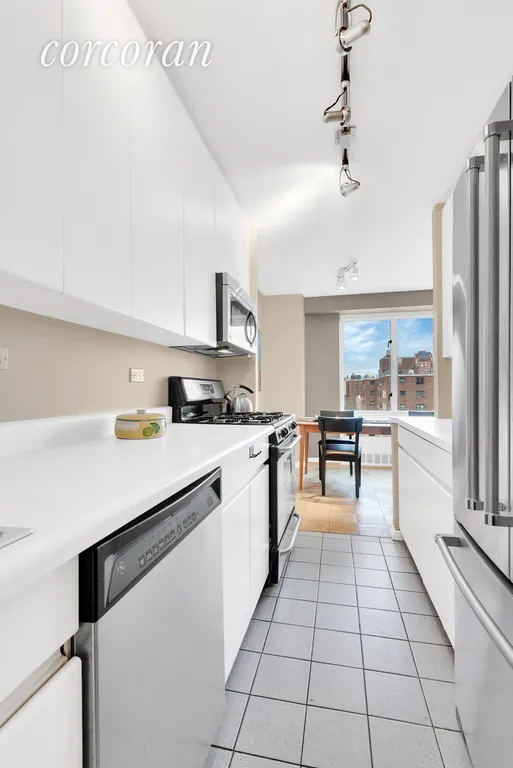 New York City Real Estate | View 392 Central Park West, 12J | Spacious Kitchen with Stainless Steel Appliances | View 4